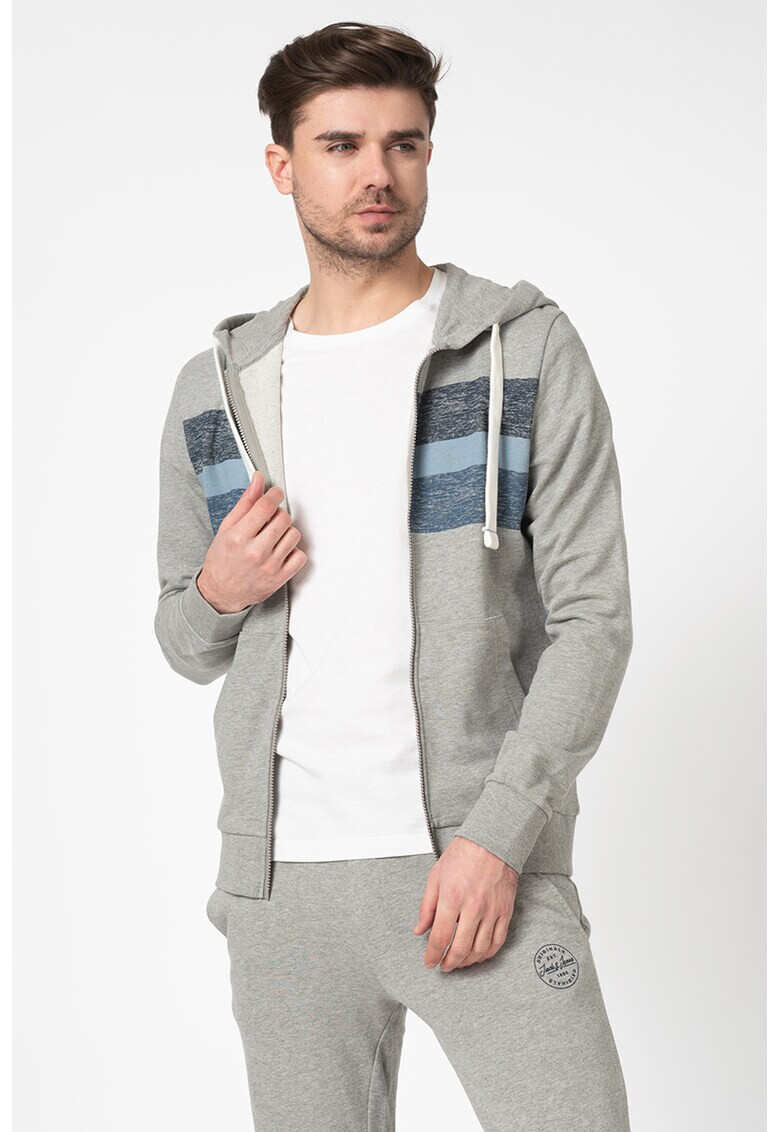 Jack&Jones Суитшърт Langley с цип - Pepit.bg