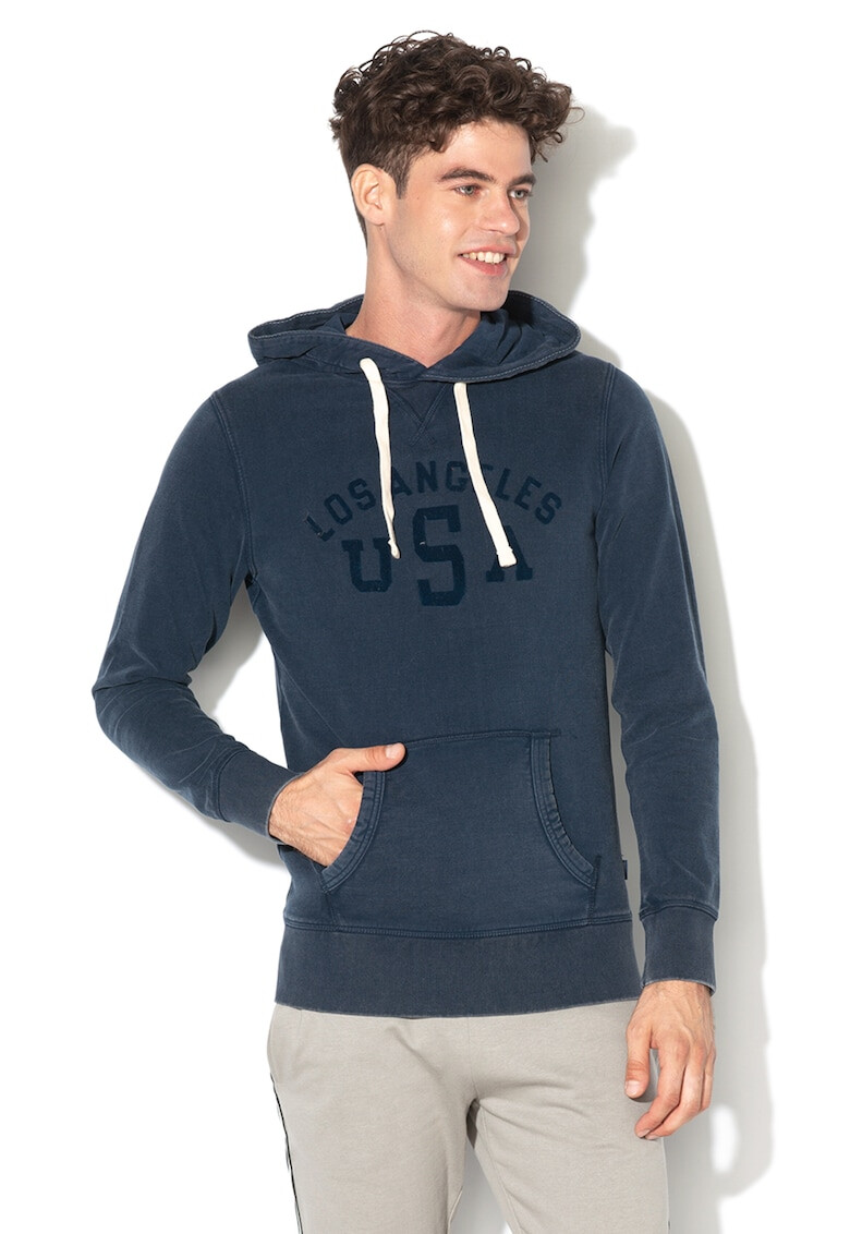 Jack&Jones Суитшърт Leon с джоб тип кенгуру - Pepit.bg