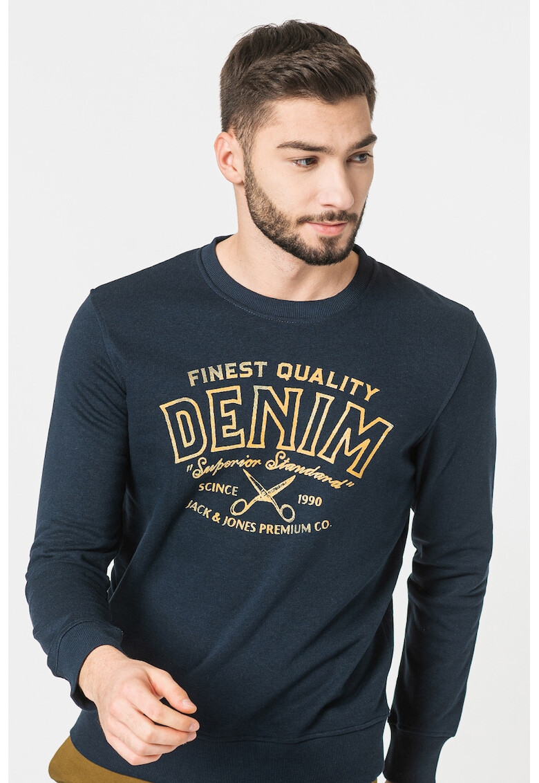 Jack & Jones Суитшърт Lumax с принт - Pepit.bg