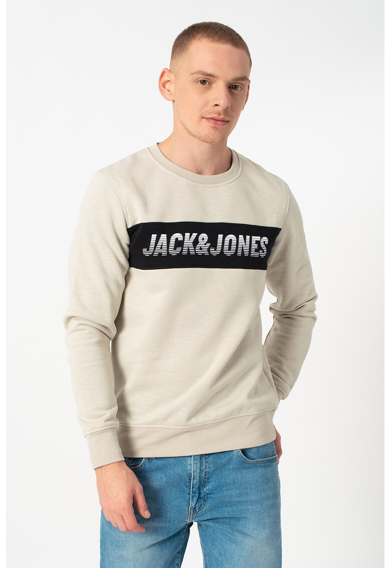 Jack&Jones Суитшърт Morning с лого - Pepit.bg