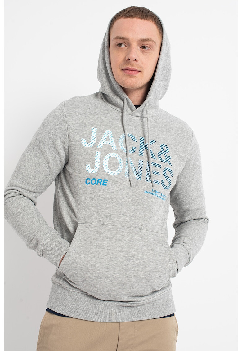 Jack&Jones Суитшърт Poky с качулка и джоб кенгуру - Pepit.bg