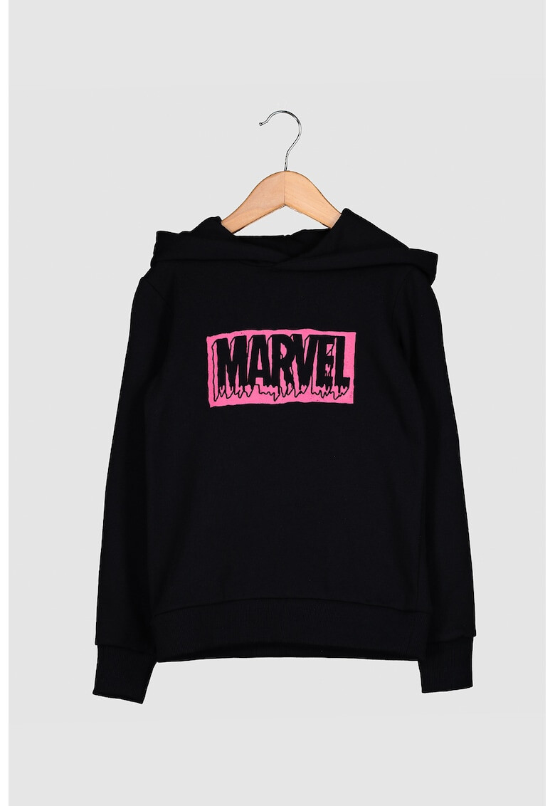 Jack&Jones Суитшърт с качулка и щампа Marvel - Pepit.bg