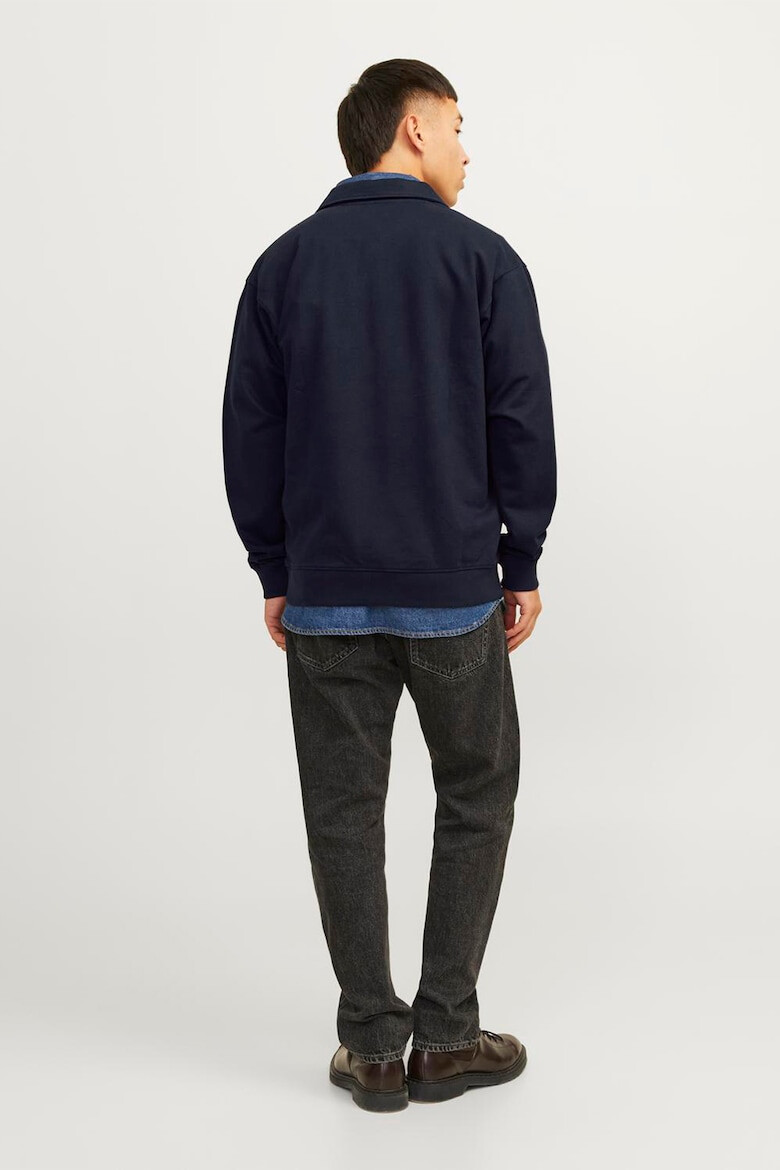 Jack  Jones Суитшърт с къс цип - Pepit.bg