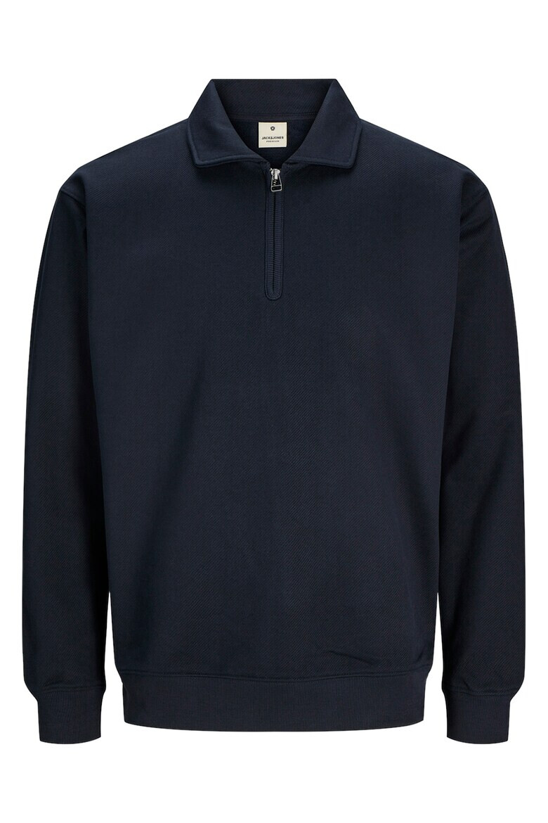 Jack  Jones Суитшърт с къс цип - Pepit.bg
