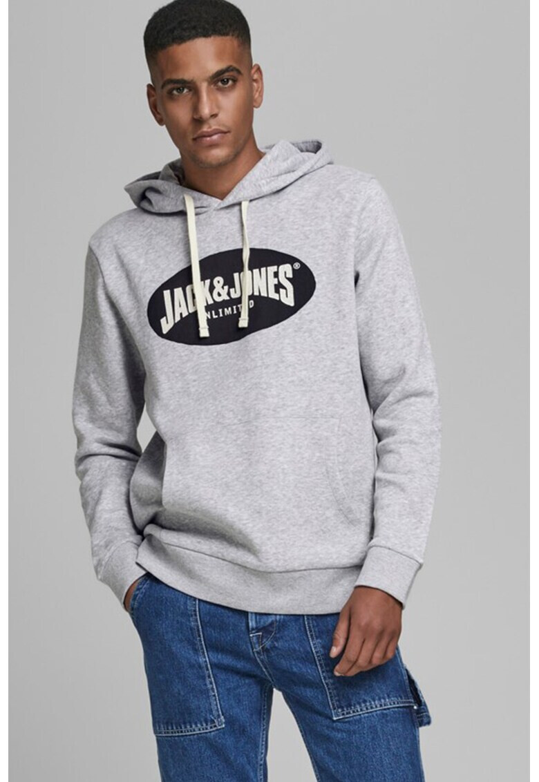 Jack&Jones Суитшърт с лого и качулка 24 - Pepit.bg