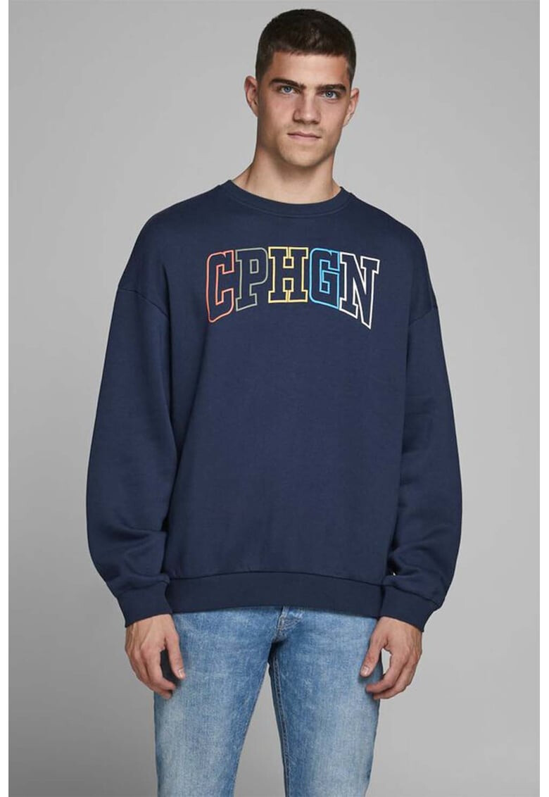 Jack&Jones Суитшърт с надписи - Pepit.bg