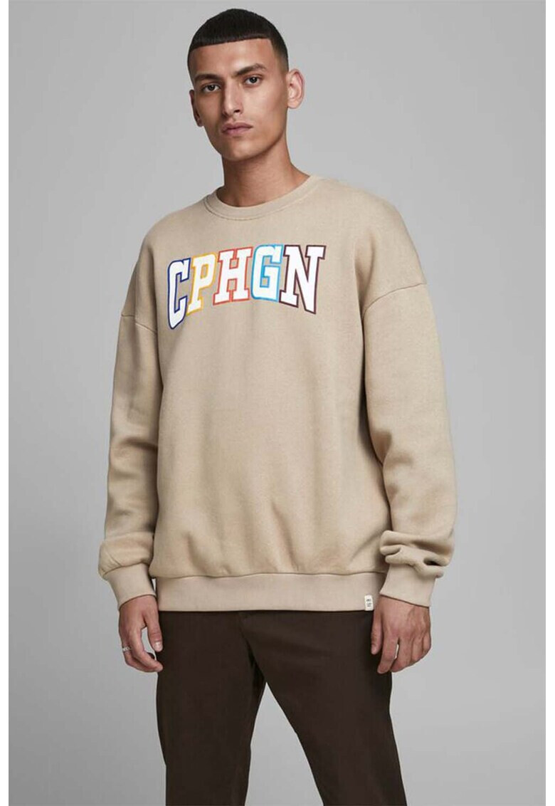 Jack&Jones Суитшърт с надписи - Pepit.bg