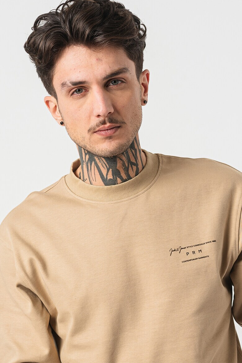 Jack  Jones Суитшърт с овално деколте - Pepit.bg