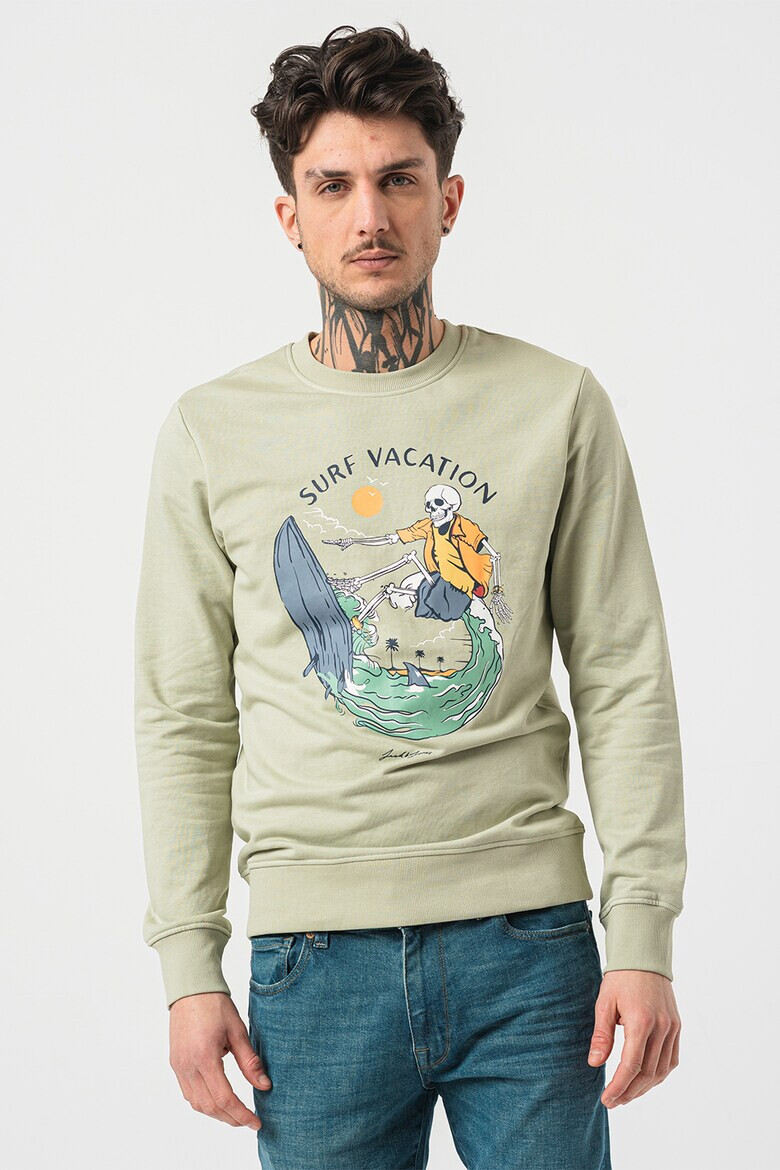 Jack  Jones Суитшърт с принт - Pepit.bg