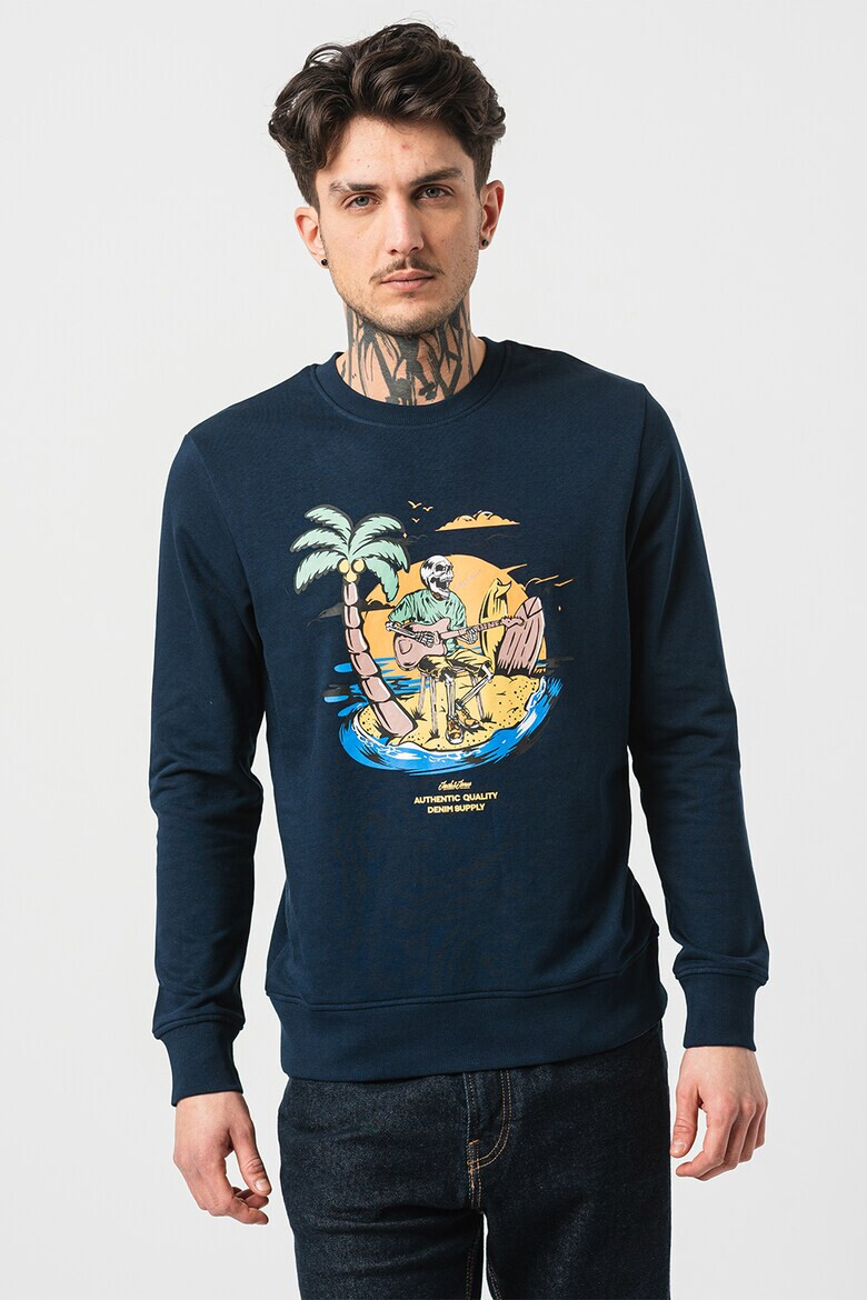 Jack  Jones Суитшърт с принт - Pepit.bg