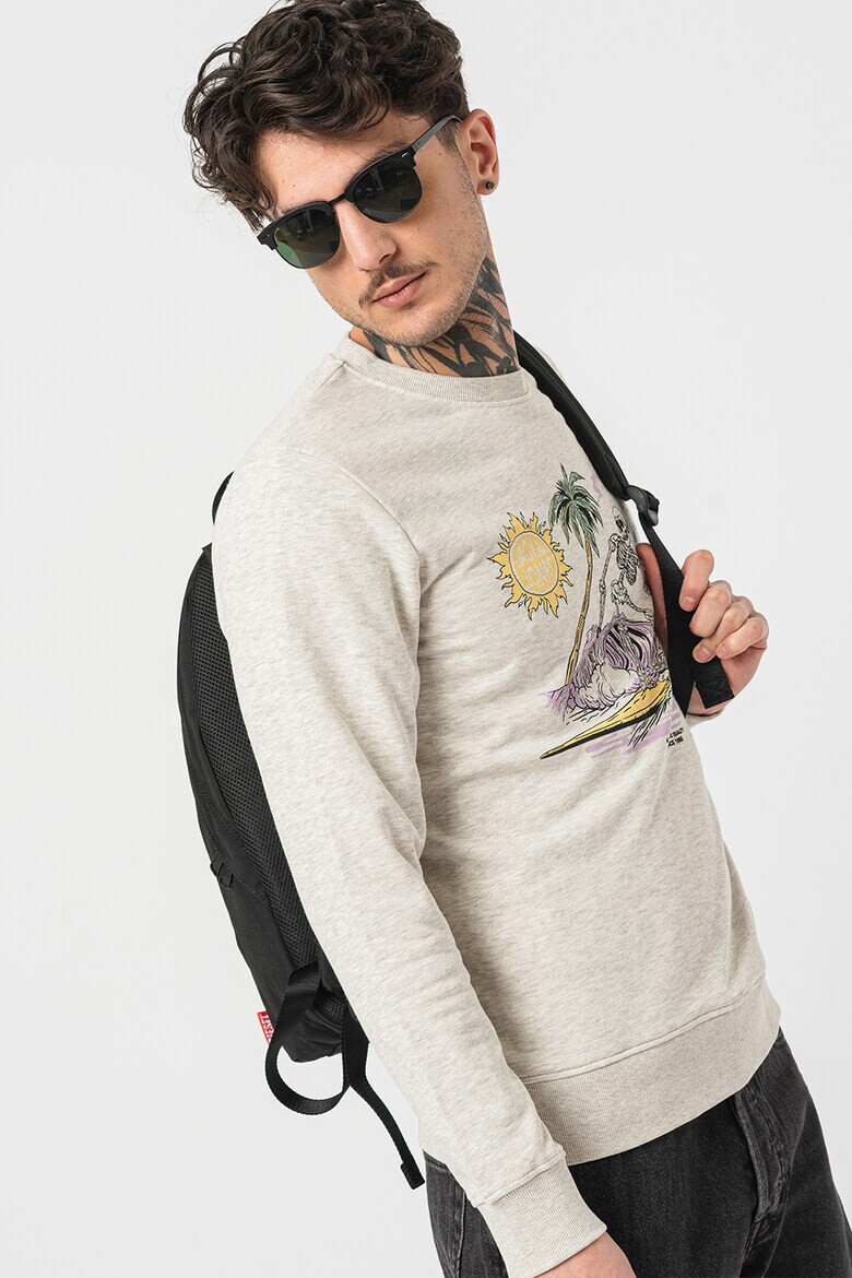 Jack  Jones Суитшърт с принт - Pepit.bg