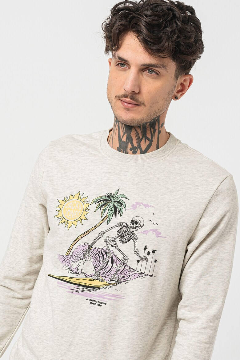 Jack  Jones Суитшърт с принт - Pepit.bg