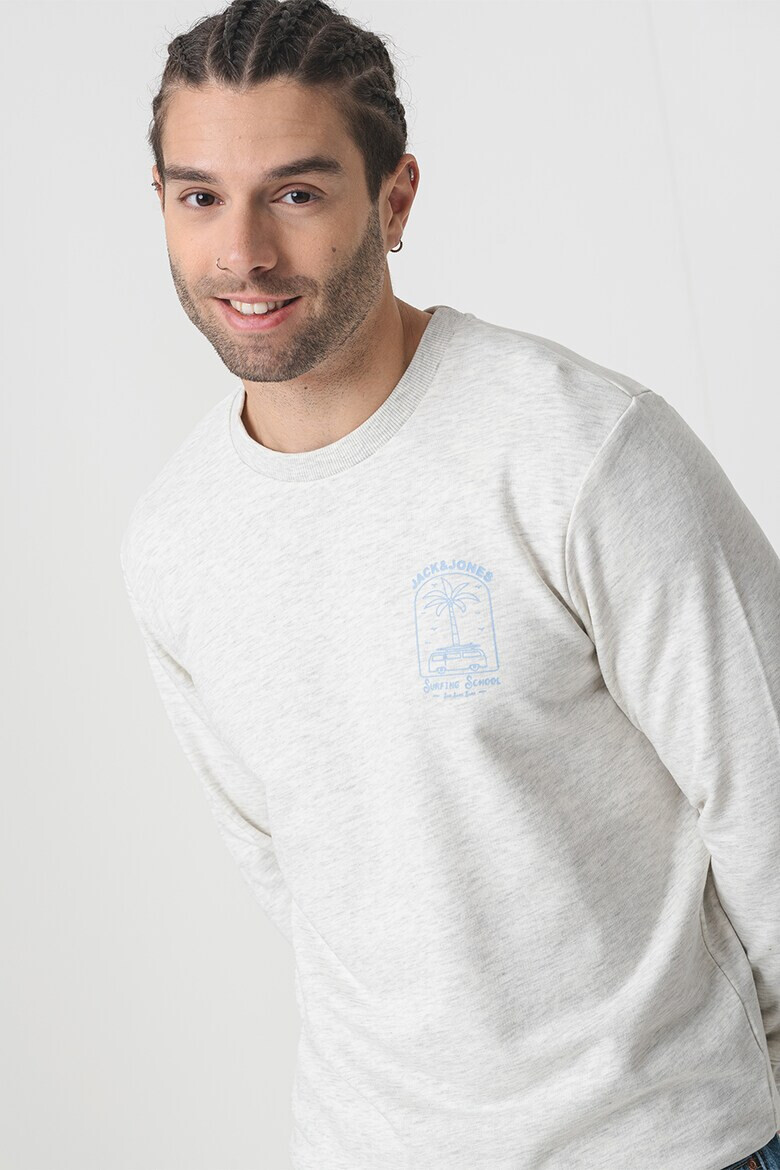 Jack  Jones Суитшърт с принт - Pepit.bg