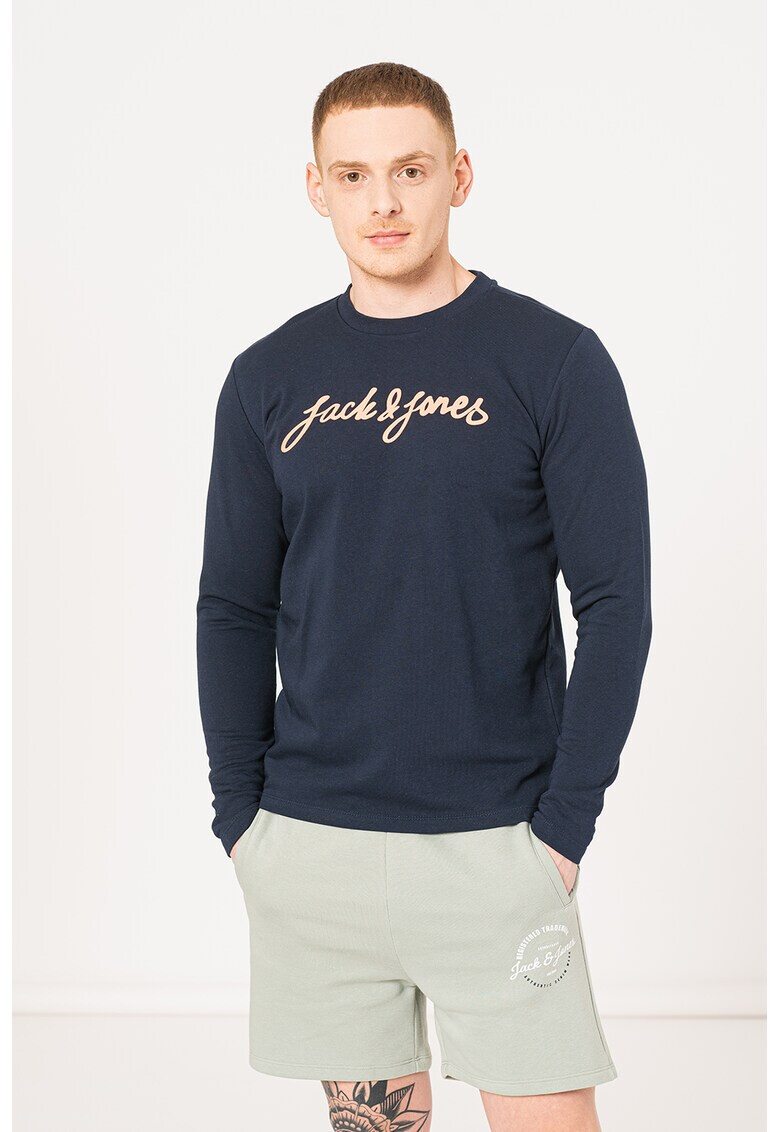 Jack & Jones Суитшърт Scott с лого - Pepit.bg