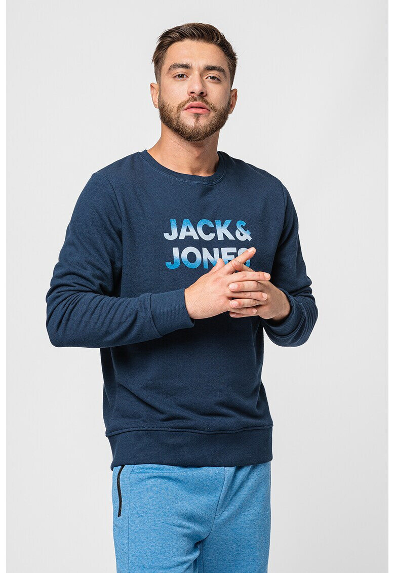 Jack & Jones Суитшърт Seth с лога - Pepit.bg