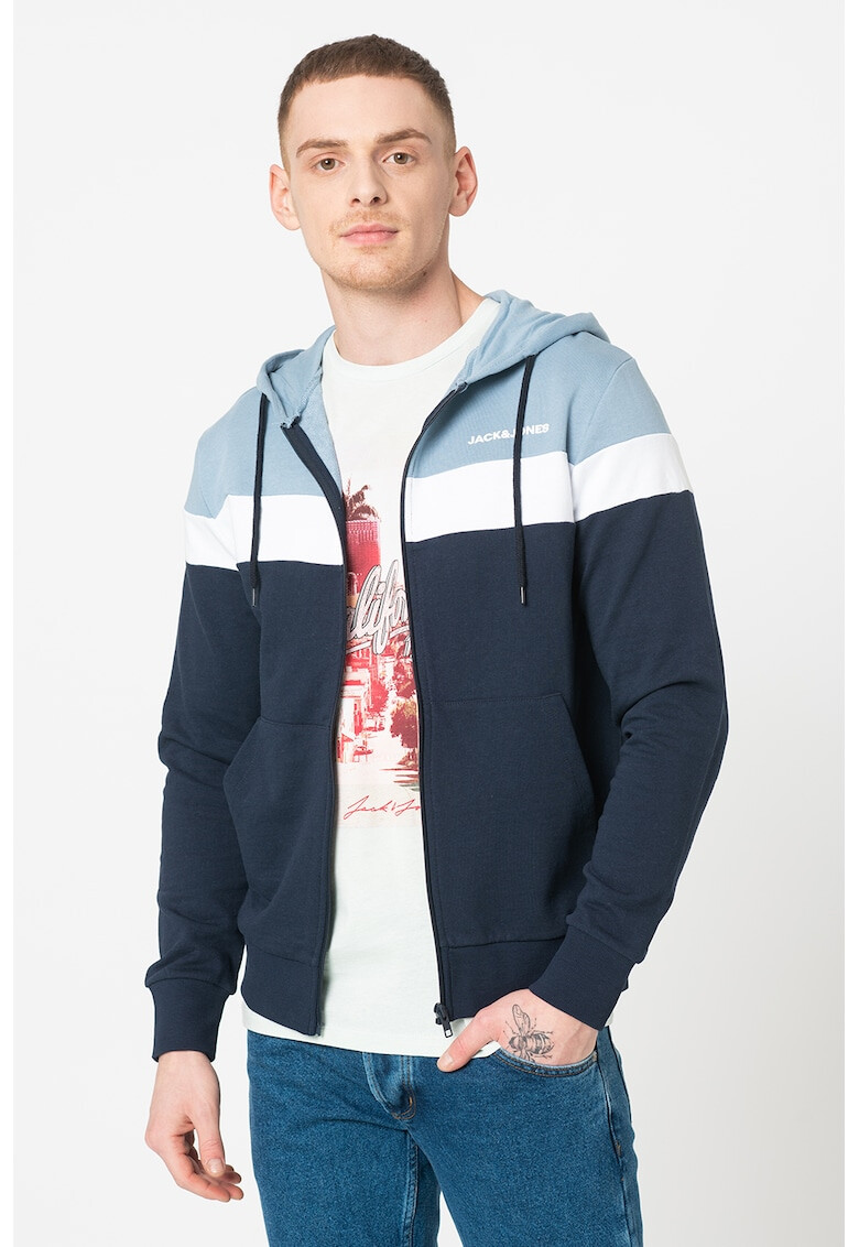 Jack&Jones Суитшърт Shaker с качулка и цип - Pepit.bg