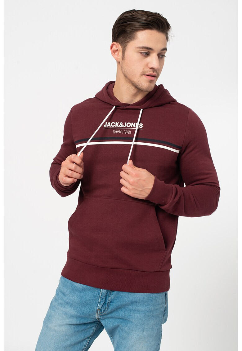 Jack&Jones Суитшърт Shaker с качулка и джоб тип кенгуру - Pepit.bg