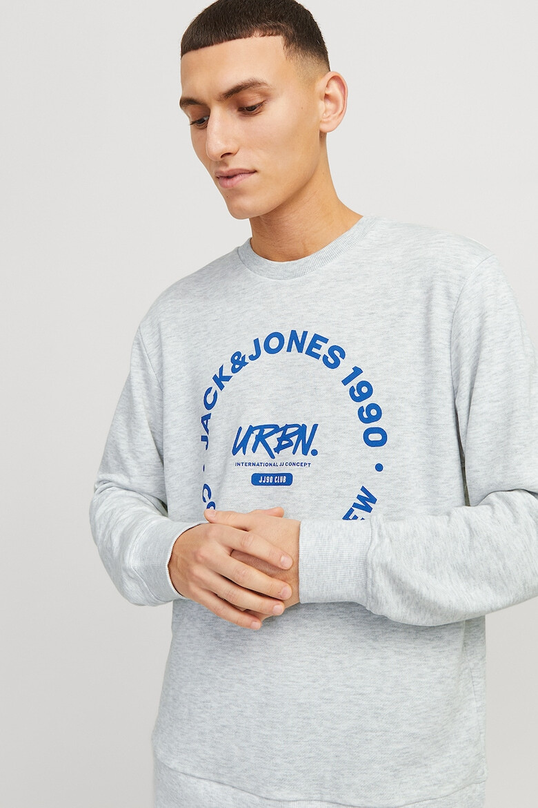Jack  Jones Суитшърт Simon с лого - Pepit.bg