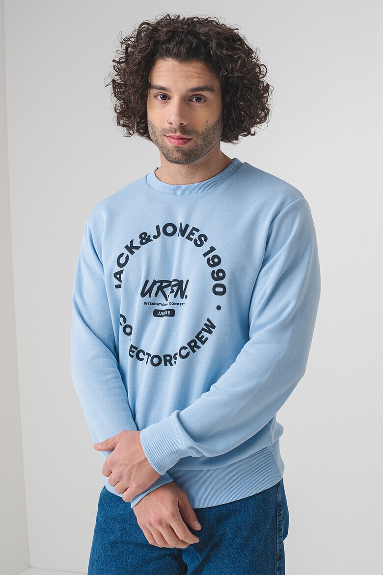 Jack  Jones Суитшърт Simon с лого - Pepit.bg