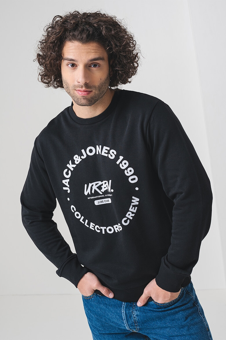 Jack  Jones Суитшърт Simon с лого - Pepit.bg