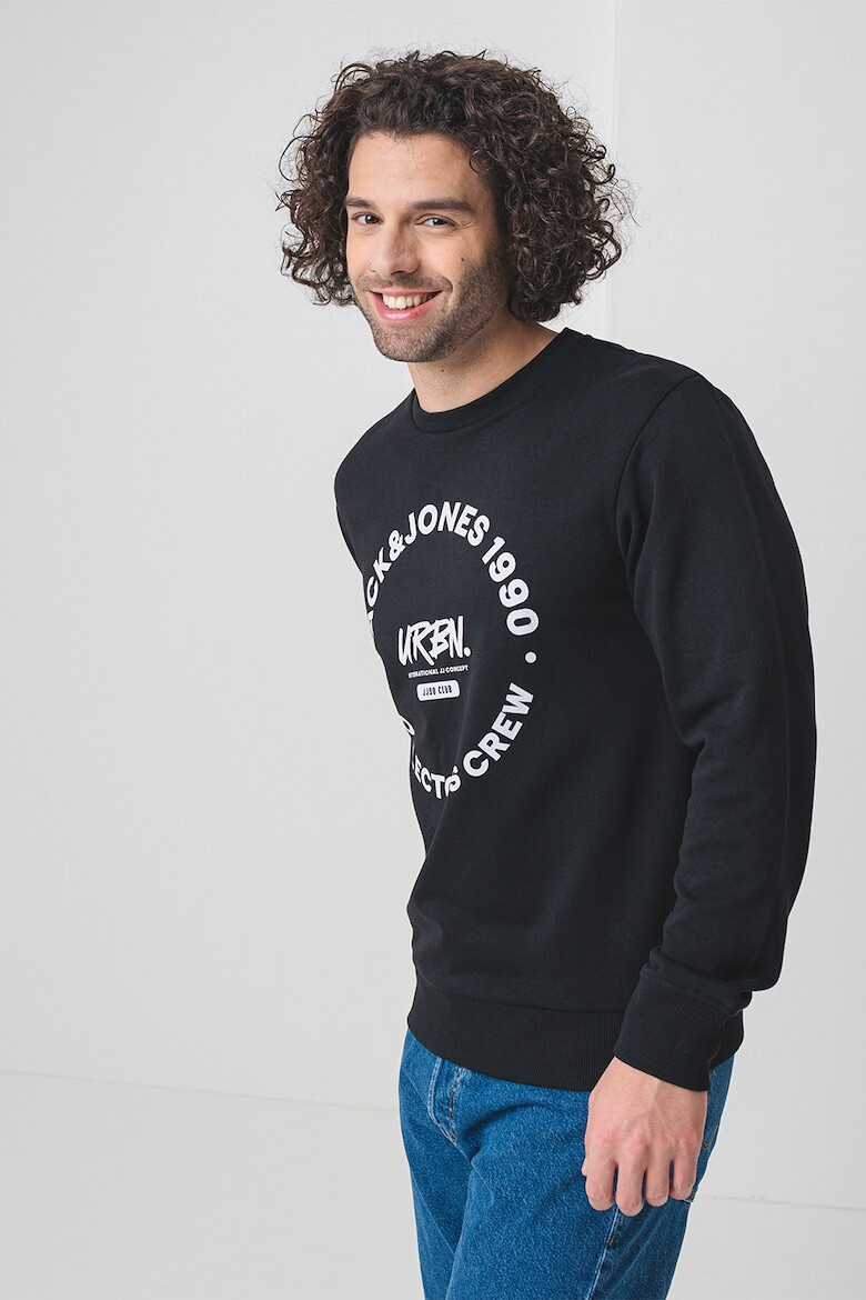 Jack  Jones Суитшърт Simon с лого - Pepit.bg