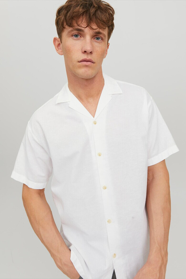 Jack & Jones Риза със свободна кройка Summer с лен - Pepit.bg