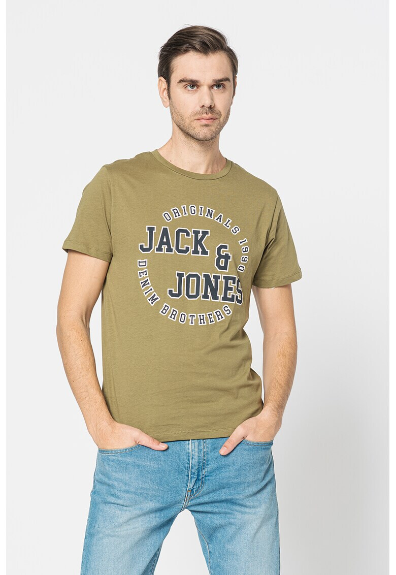 Jack & Jones Тениска Aron с лого - Pepit.bg