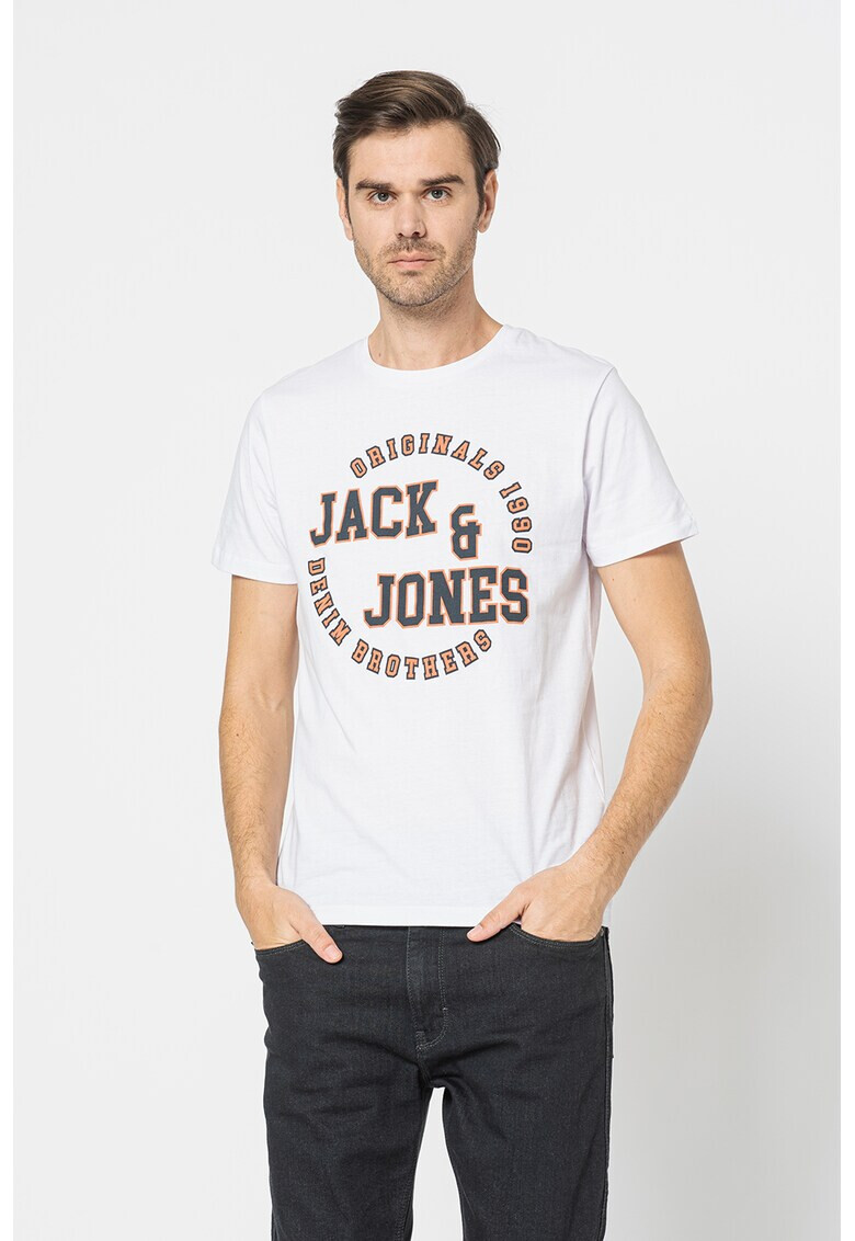 Jack & Jones Тениска Aron с лого - Pepit.bg