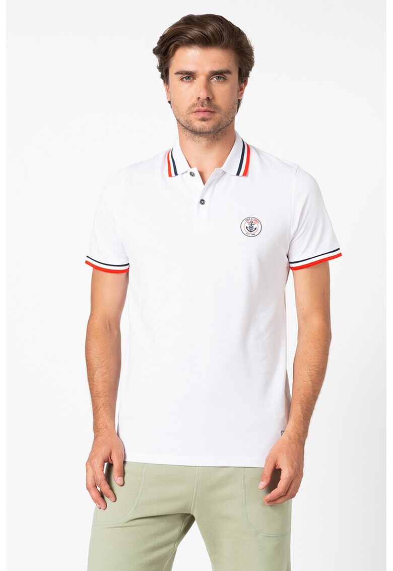 Jack&Jones Тениска Aruba с яка - Pepit.bg