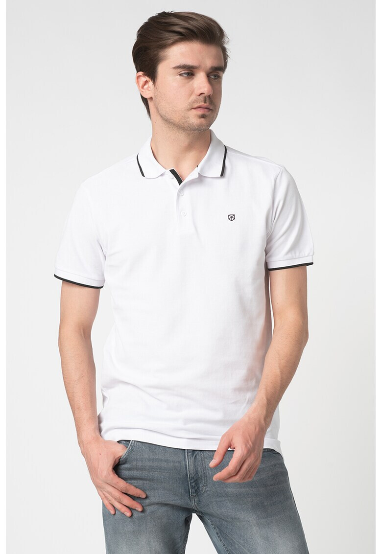 Jack&Jones Тениска Axel от пике с яка - Pepit.bg