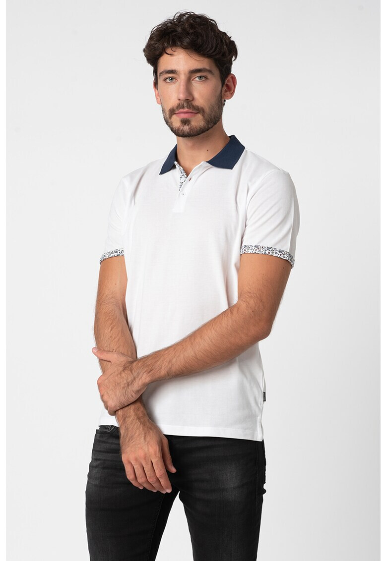 Jack&Jones Тениска Black Pool от пике - Pepit.bg