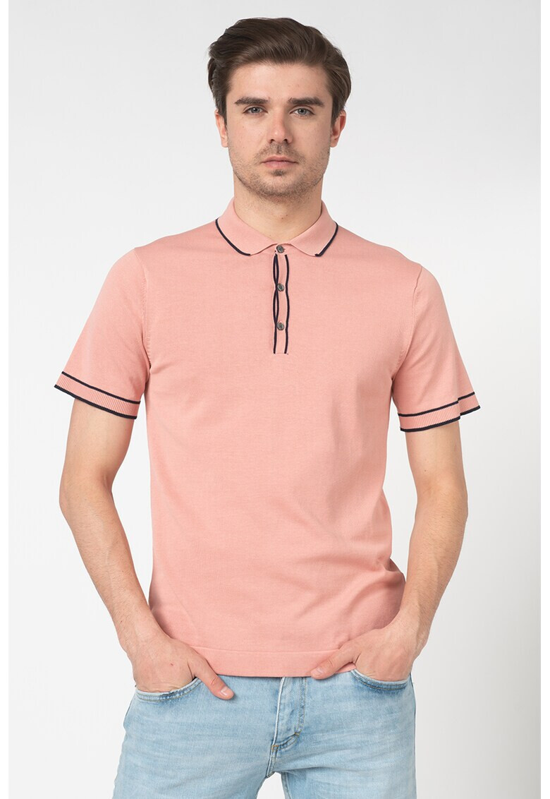 Jack&Jones Тениска Blatime с яка - Pepit.bg