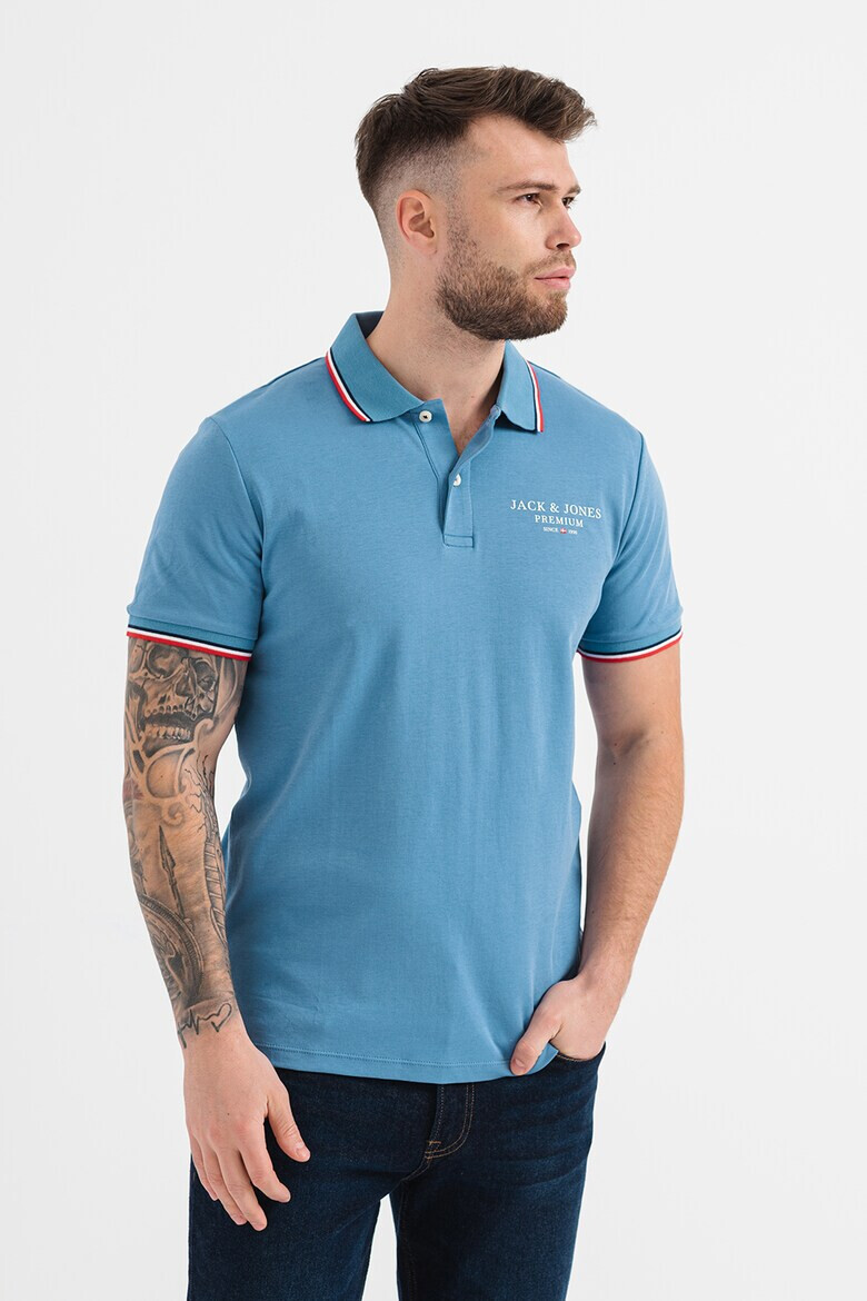 Jack & Jones Тениска Bluaston с яка - Pepit.bg