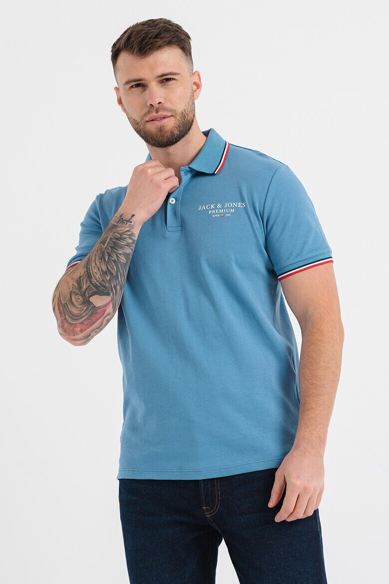 Jack & Jones Тениска Bluaston с яка - Pepit.bg