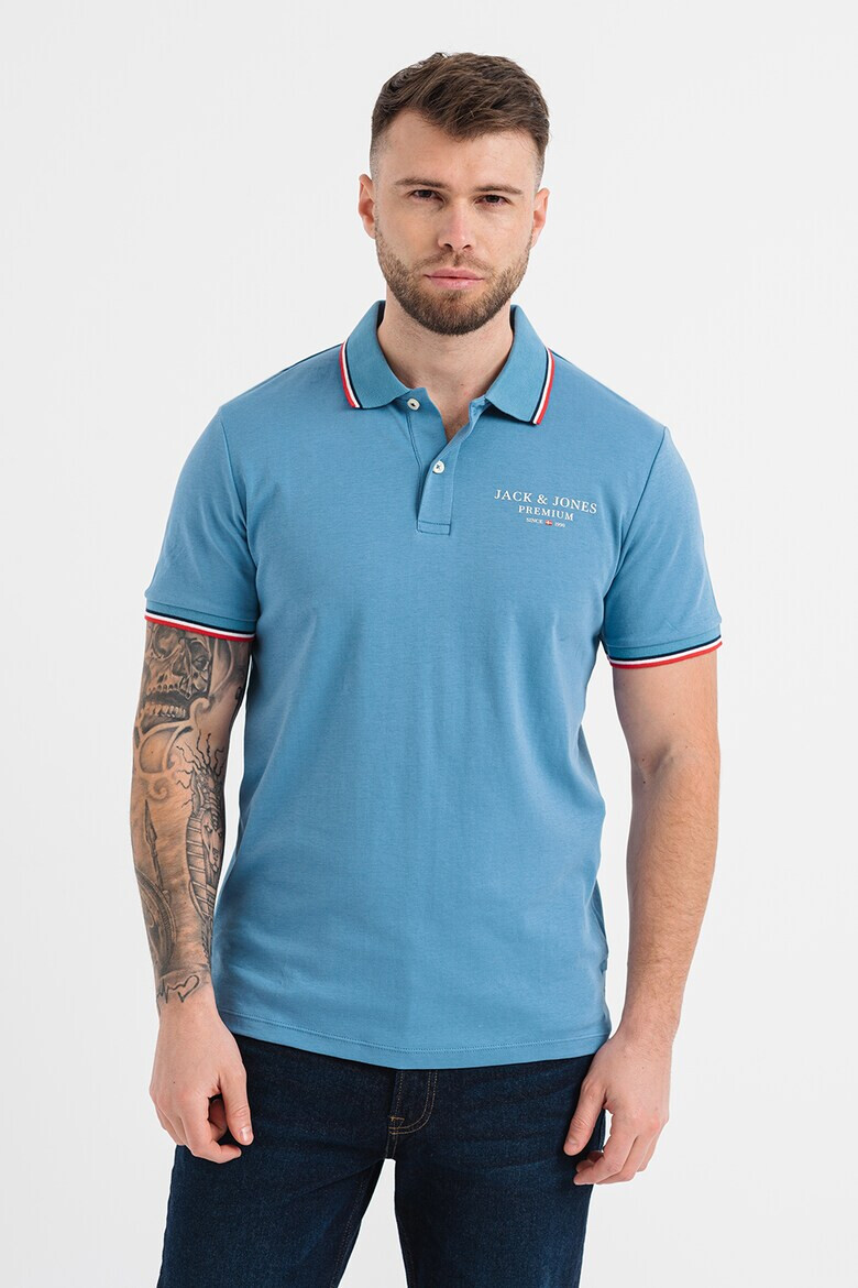 Jack & Jones Тениска Bluaston с яка - Pepit.bg