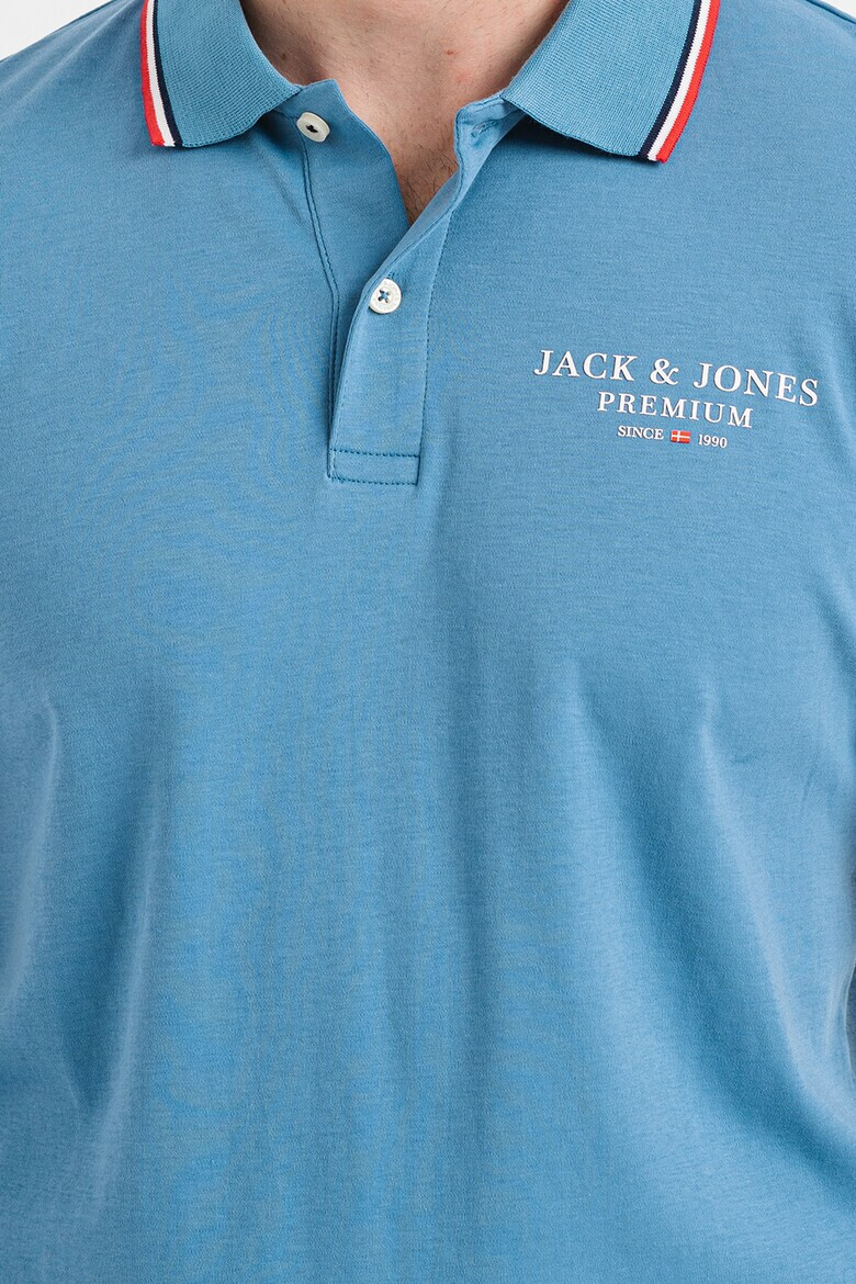 Jack & Jones Тениска Bluaston с яка - Pepit.bg