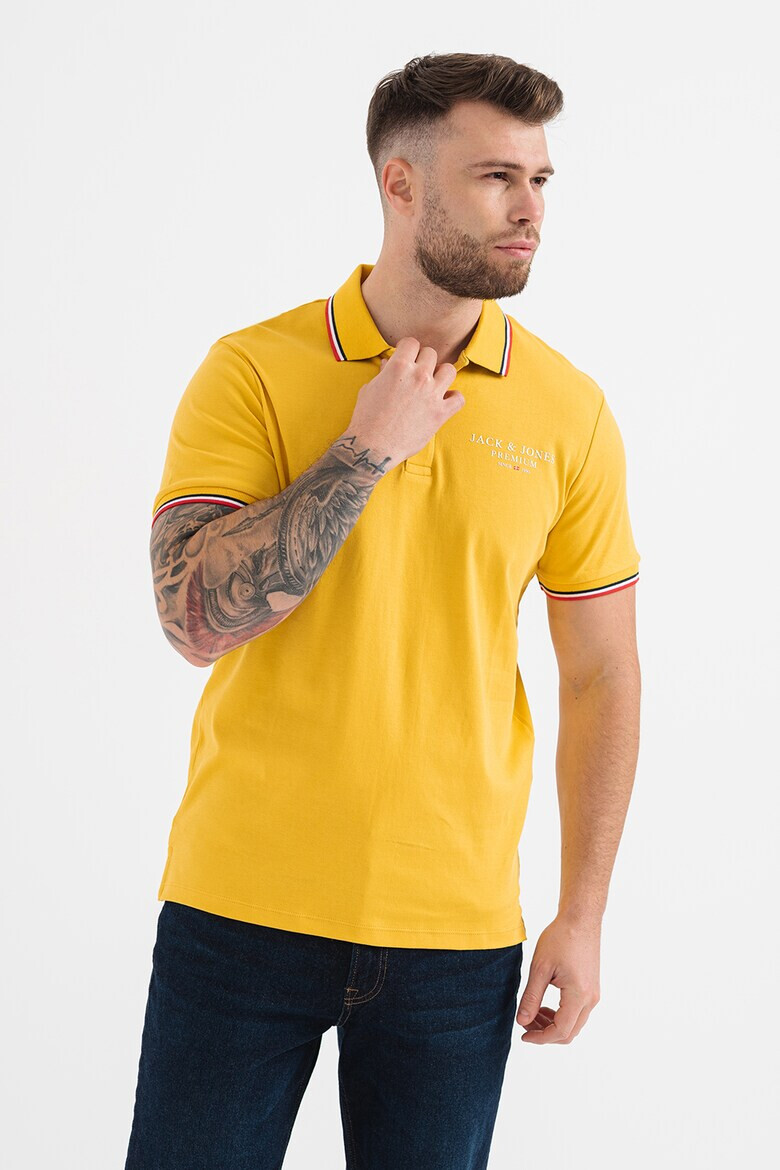 Jack & Jones Тениска Bluaston с яка - Pepit.bg