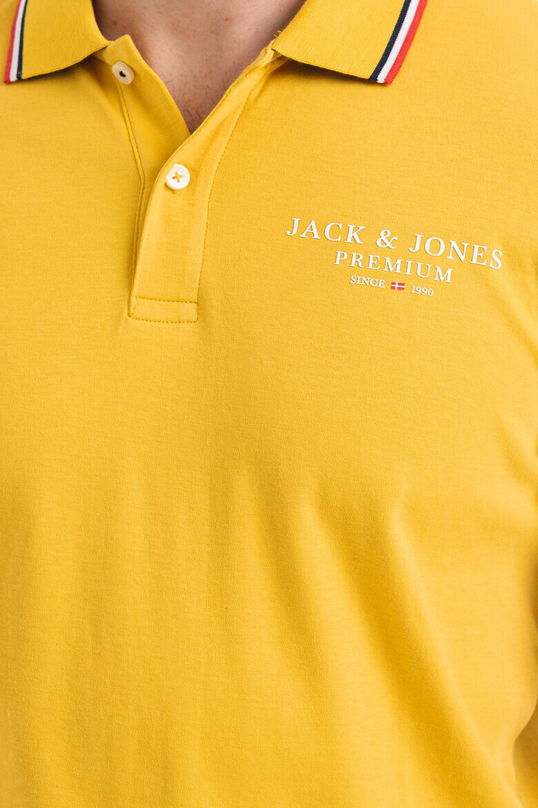 Jack & Jones Тениска Bluaston с яка - Pepit.bg