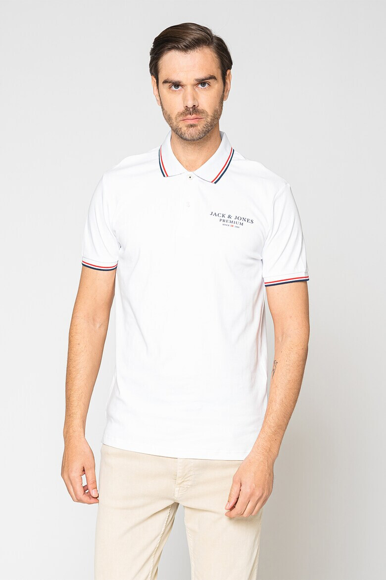 Jack & Jones Тениска Bluaston с яка - Pepit.bg