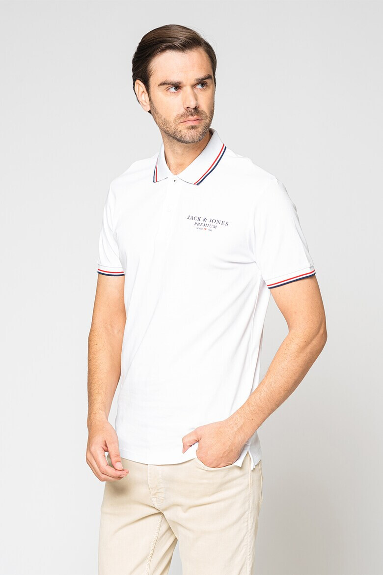 Jack & Jones Тениска Bluaston с яка - Pepit.bg