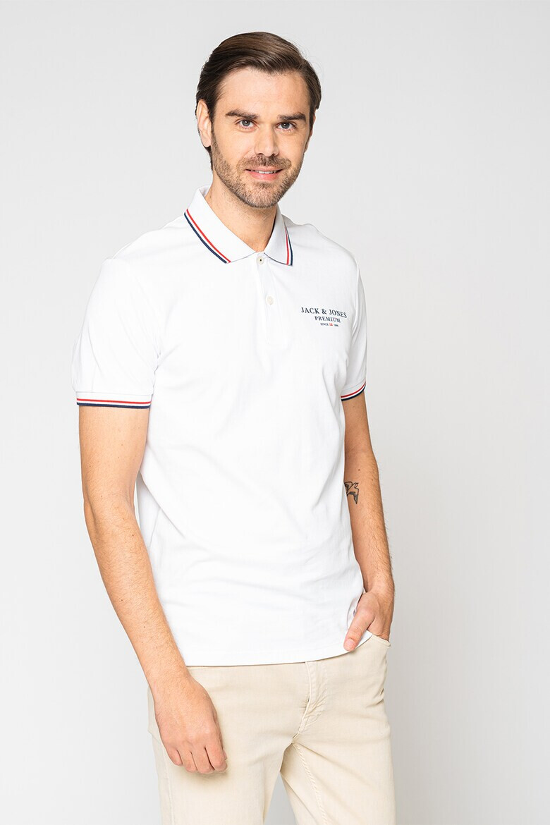 Jack & Jones Тениска Bluaston с яка - Pepit.bg