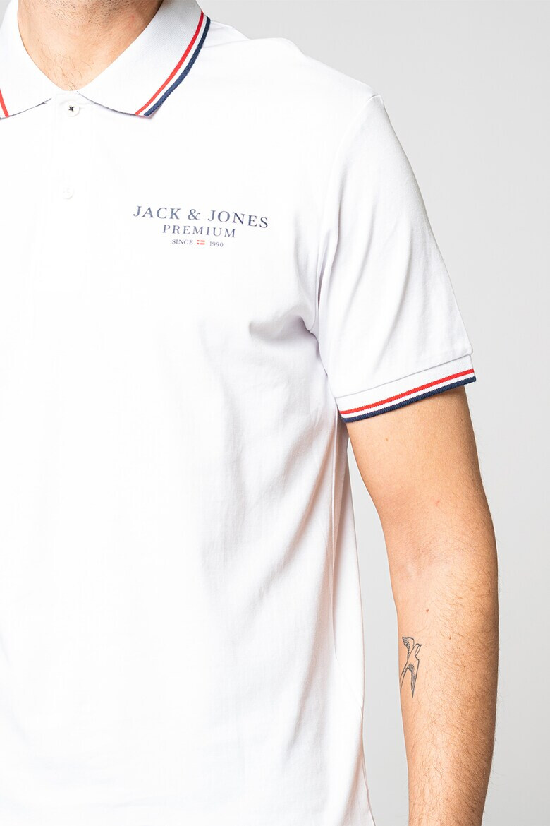 Jack & Jones Тениска Bluaston с яка - Pepit.bg