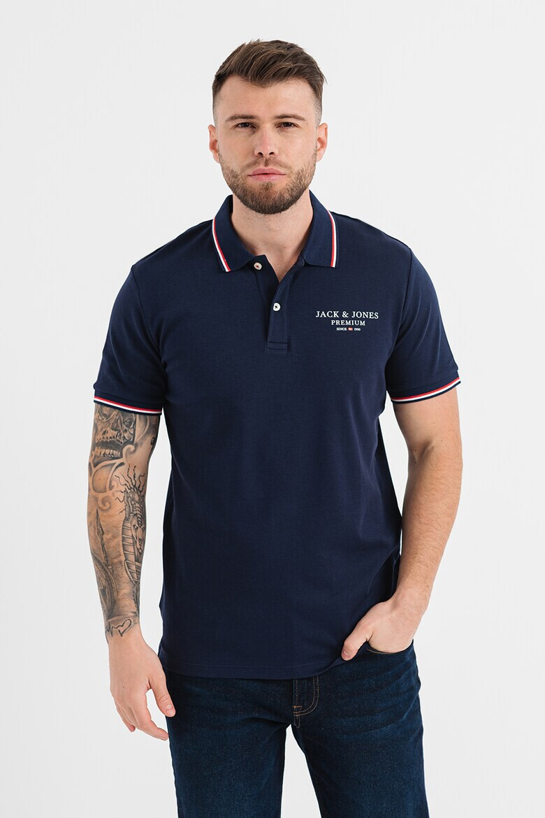 Jack & Jones Тениска Bluaston с яка - Pepit.bg