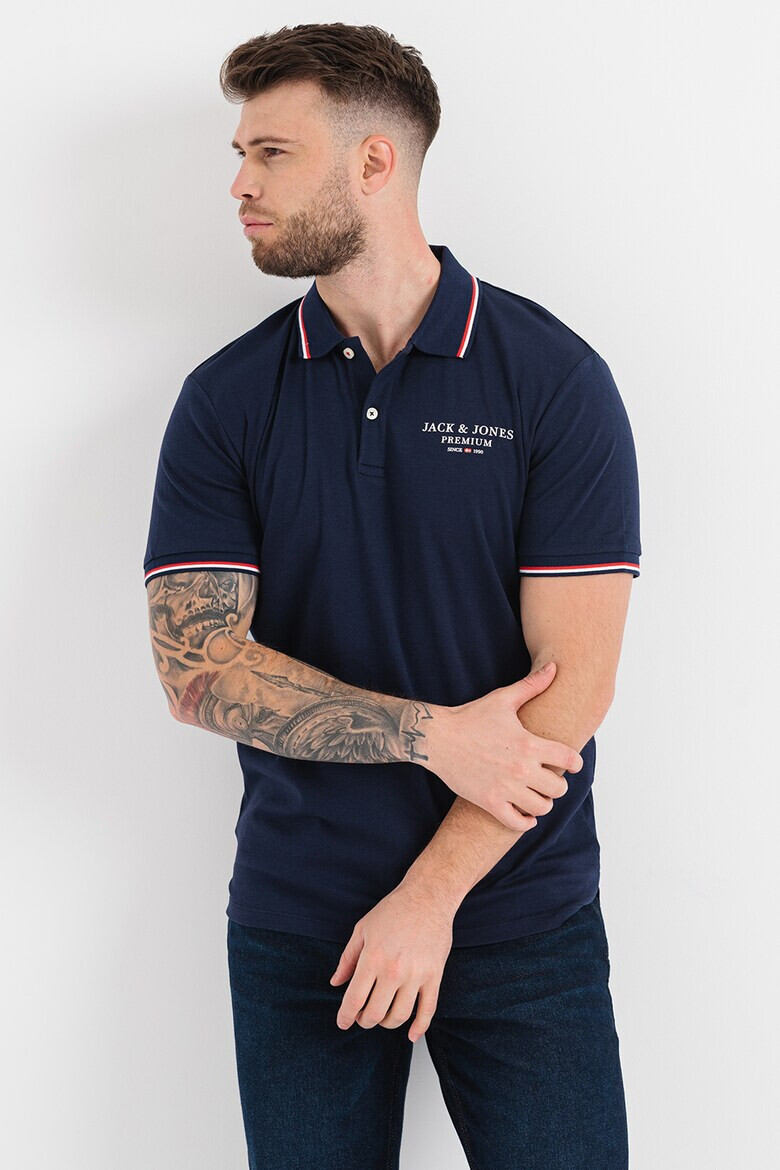 Jack & Jones Тениска Bluaston с яка - Pepit.bg