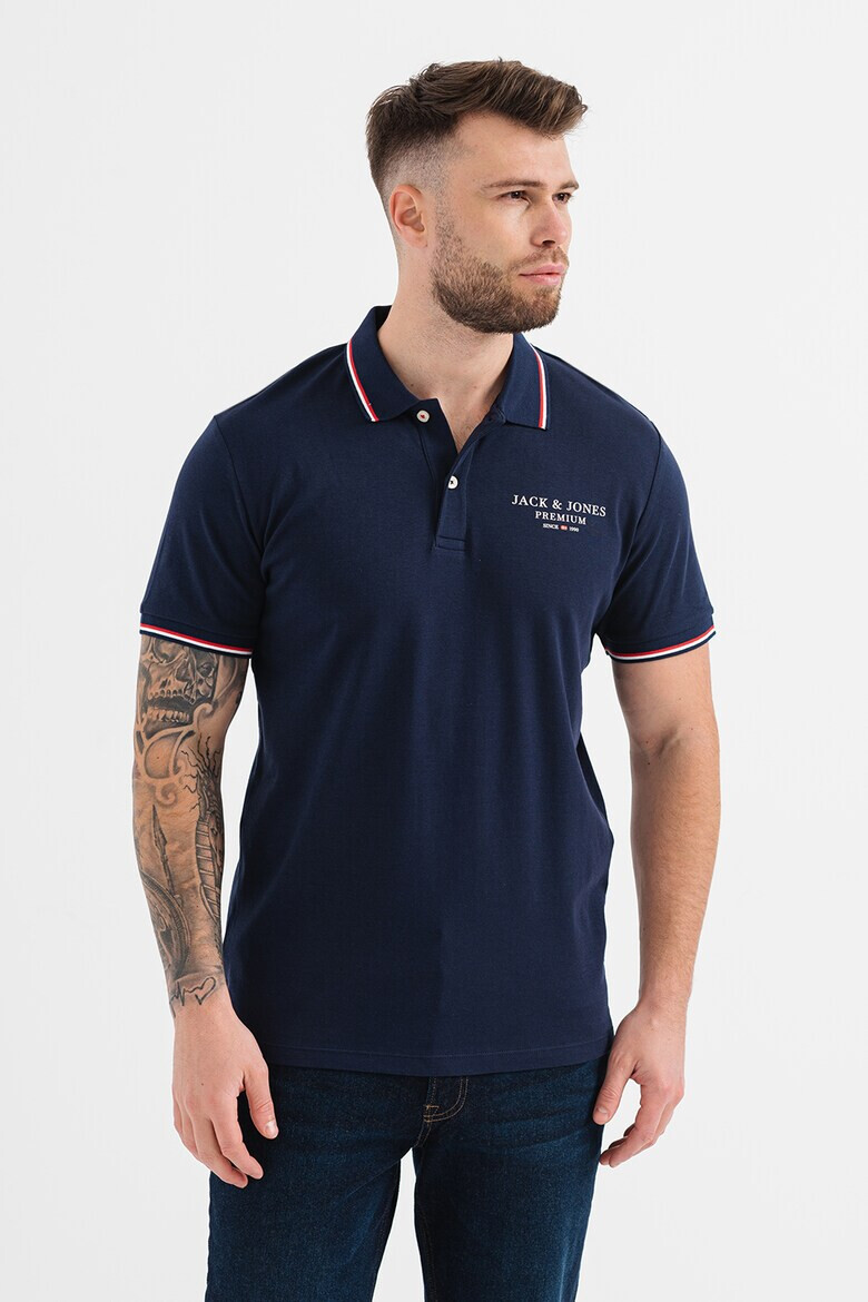 Jack & Jones Тениска Bluaston с яка - Pepit.bg
