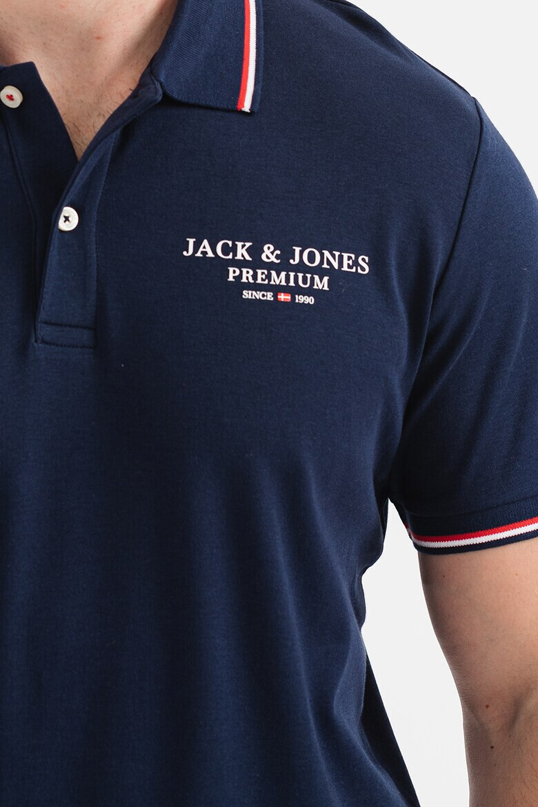 Jack & Jones Тениска Bluaston с яка - Pepit.bg
