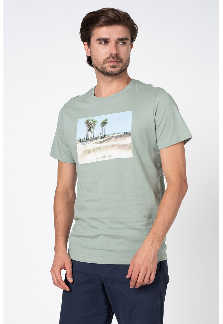 Jack&Jones Тениска BoardWalk с овално деколте - Pepit.bg