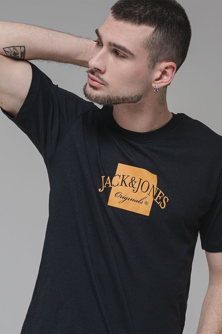 Jack & Jones Тениска Boston с лого - Pepit.bg