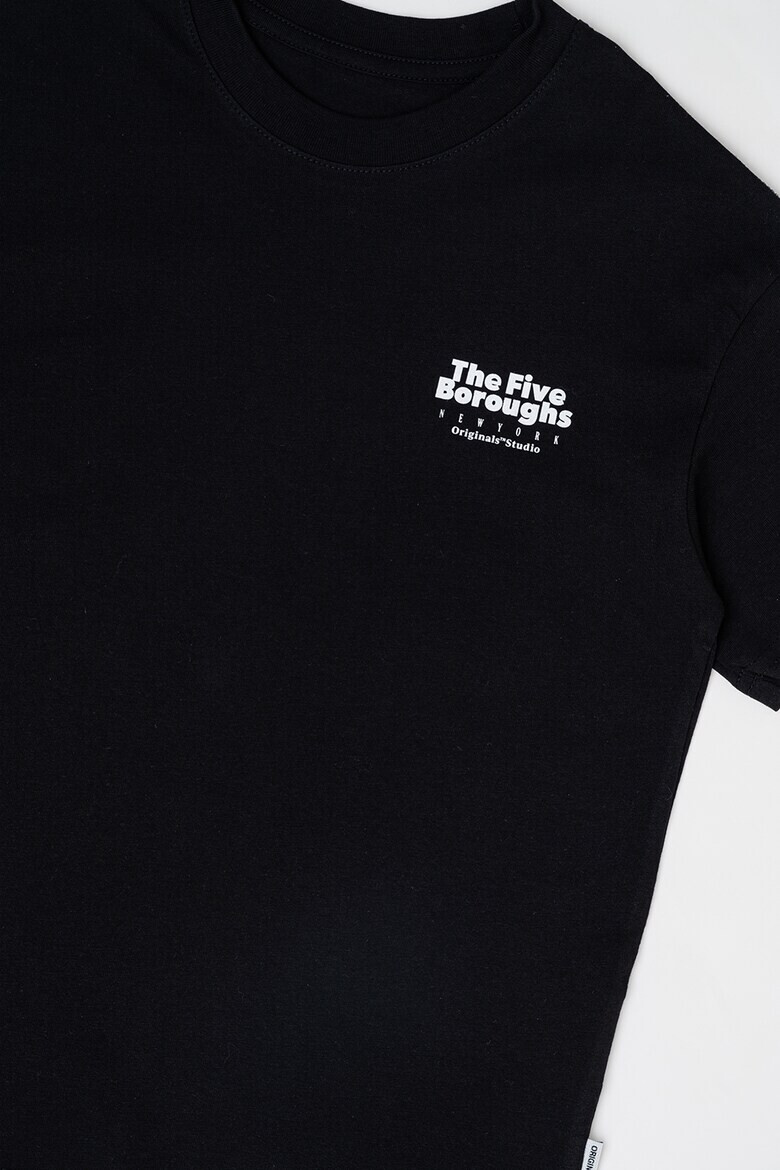 Jack & Jones Тениска Bronx с фигурален принт - Pepit.bg
