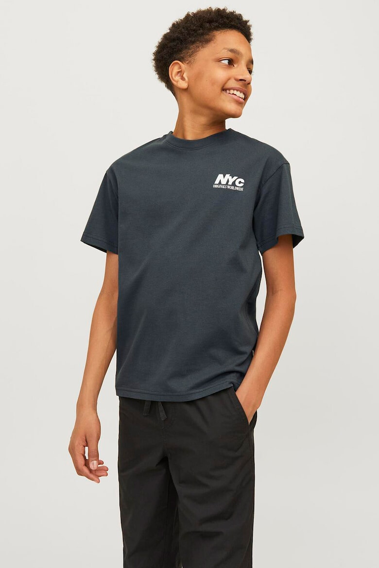 Jack & Jones Тениска Bronx с фигурален принт - Pepit.bg